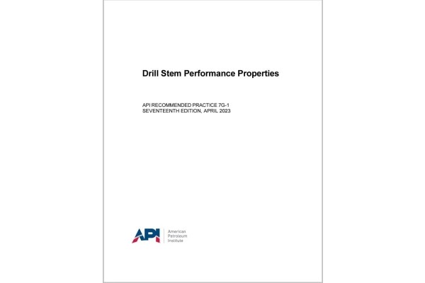 💛استاندارد API 7G-1ویرایش 2023💛 🔰API 7G-1 2023 🌺Drill Stem Performance Properties