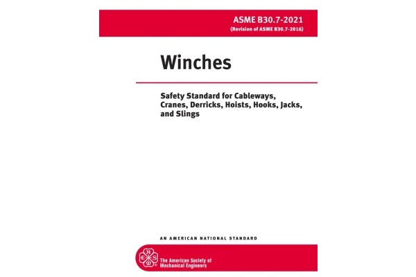♦️دانلود استاندارد ASME B30.7 ویرایش 2021 🌺ASME B30.7 2021 🟣 Winches