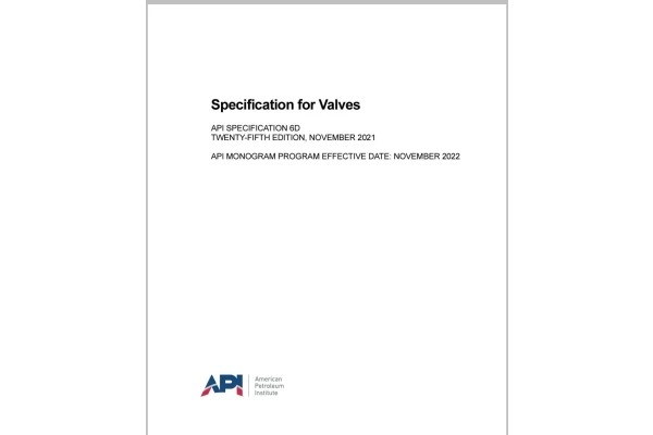 استاندارد ولو در خطوط لوله ویرایش ۲۰۲۱ 🏆API 6D 2021 ☄️ 🔰Specification for Valves