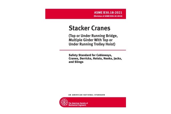 ✏️ASME B30.18 2021 ❤️Sracker Cranes ( Top or Under Running Bridge, Multiple Grid with top or Under Running Trolley Hoist)