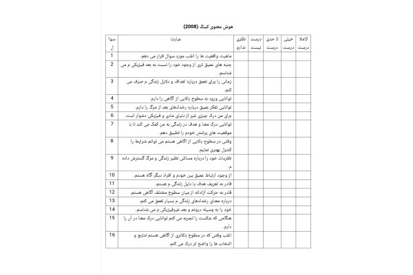 هوش معنوی کینگ (2008)
