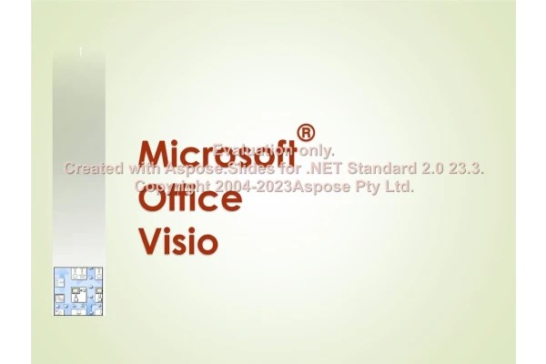 پاورپوینت نرم افزار Visio تعداد اسلاید : 28 نسخه کامل✅