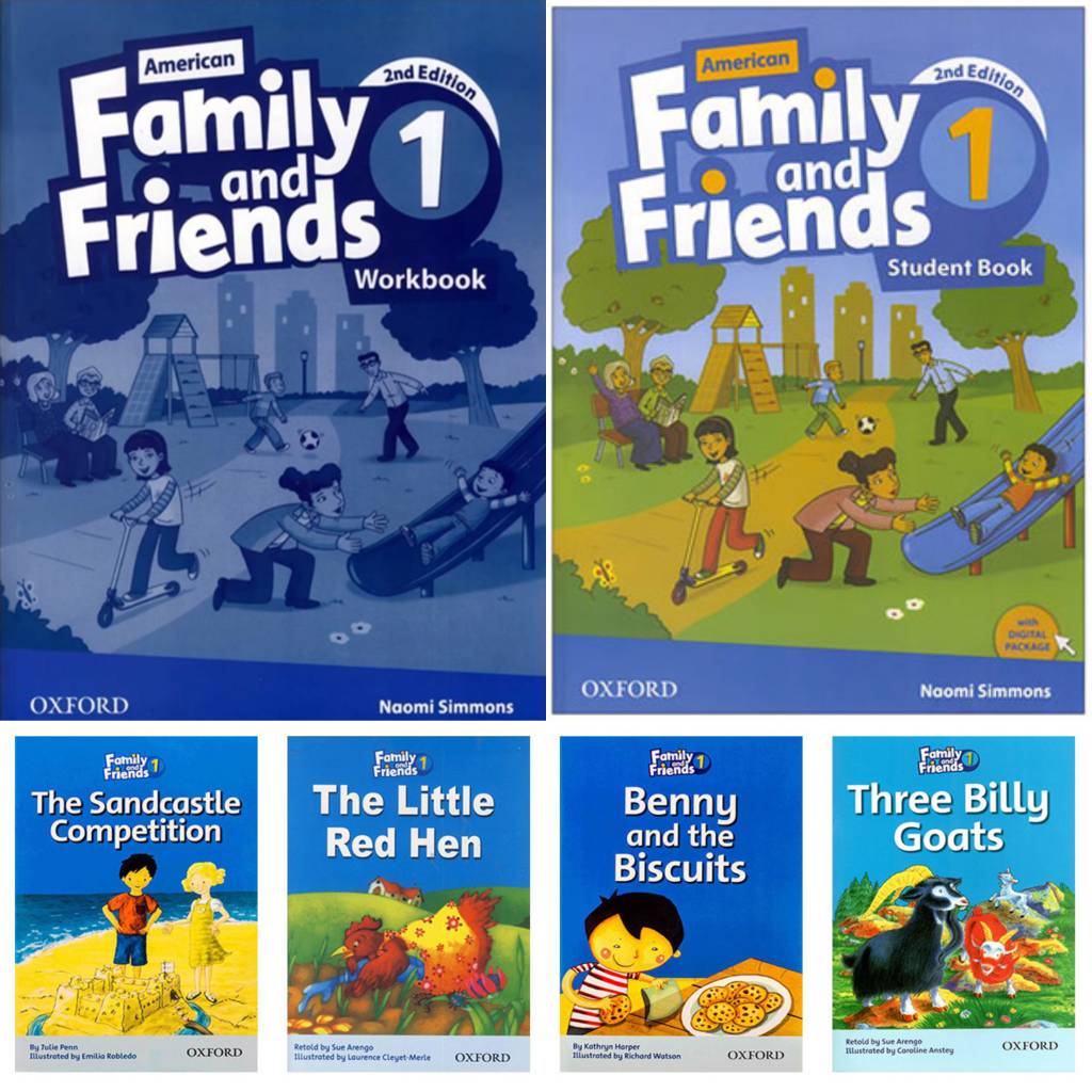 پک 6 جلدی کتاب فمیلی اند فرندز 1 Family and Friends 1 pack
