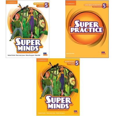 پک 3 جلدی کتاب سوپر مایندز 5 ویرایش دوم pack Super Minds 5