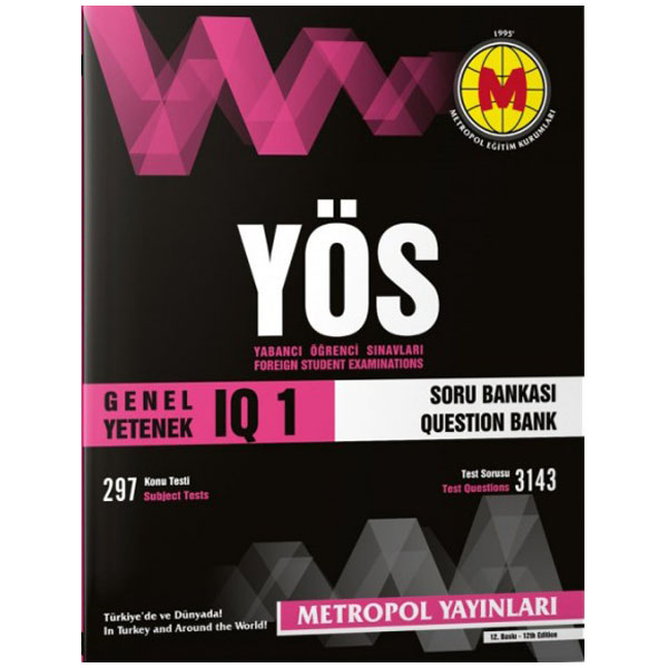 YOS IQ 1 SORU BANKASI کتاب هوش آزمون یوس