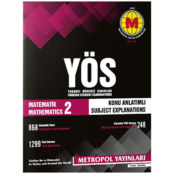 YÖS MATEMATIK 2 METROPOL کتاب ریاضی 2 متروپل آزمون یوس