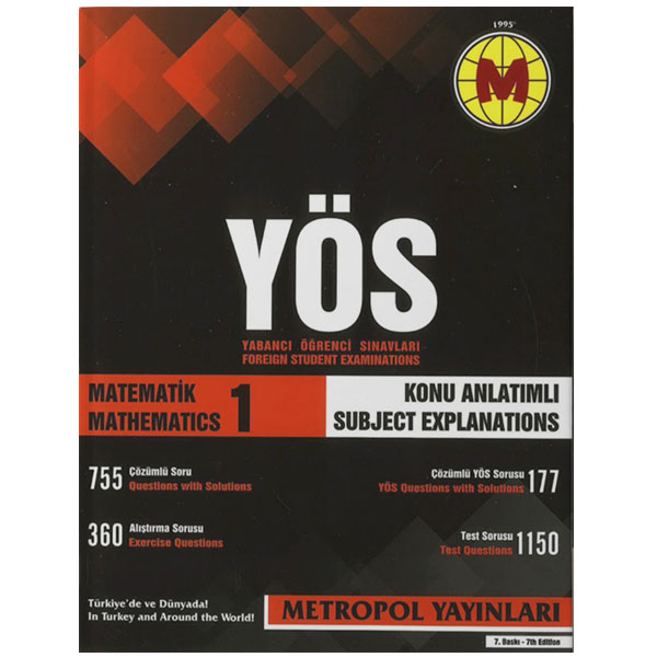 YOS MATEMATIK 1 METROPOL کتاب ریاضی 1 متروپل آزمون یوس