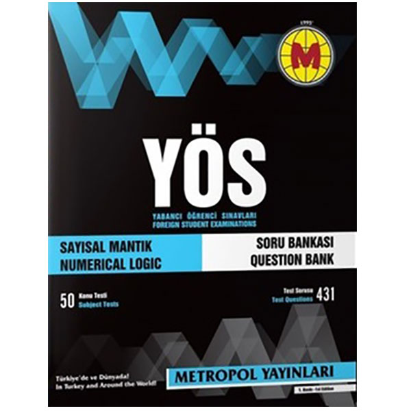 کتاب منطق آزمون یوس YOS sayisal Mantik