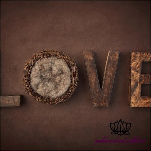بک دراپ نوزاد Love -کد 3902 - اسمارت فایل