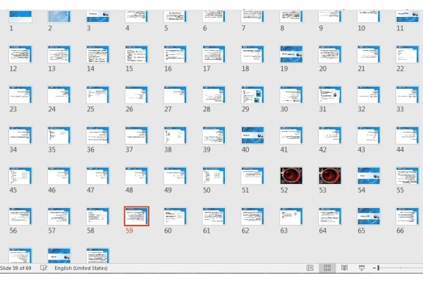 پاورپوینت html