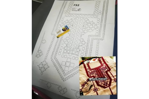 طرح لباس کد ۷۳۲