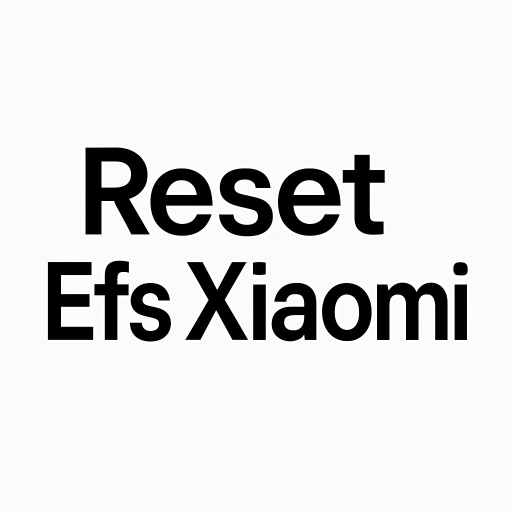 فایل Auto Reset Efs شیائومی XIAOMI Redmi Note 8