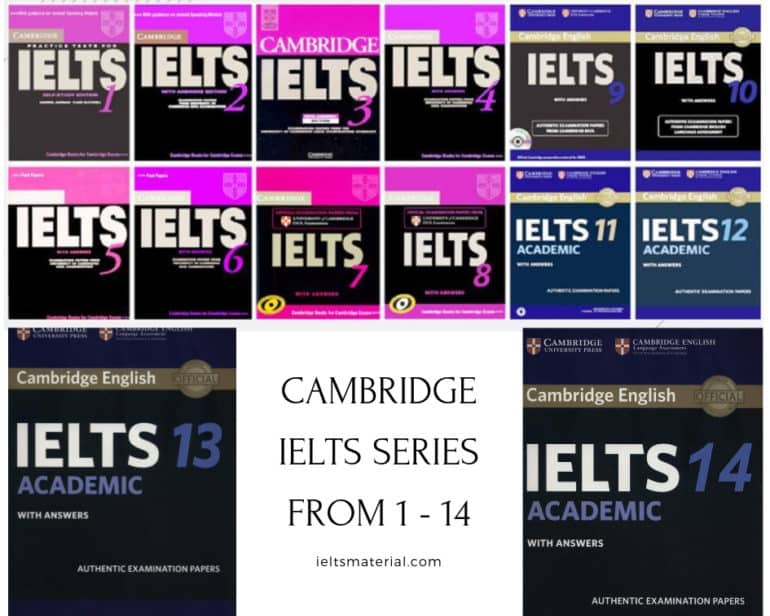 مجموعه 14 جلدی Cambridge IELTS 1-14 Academic آکادمیک