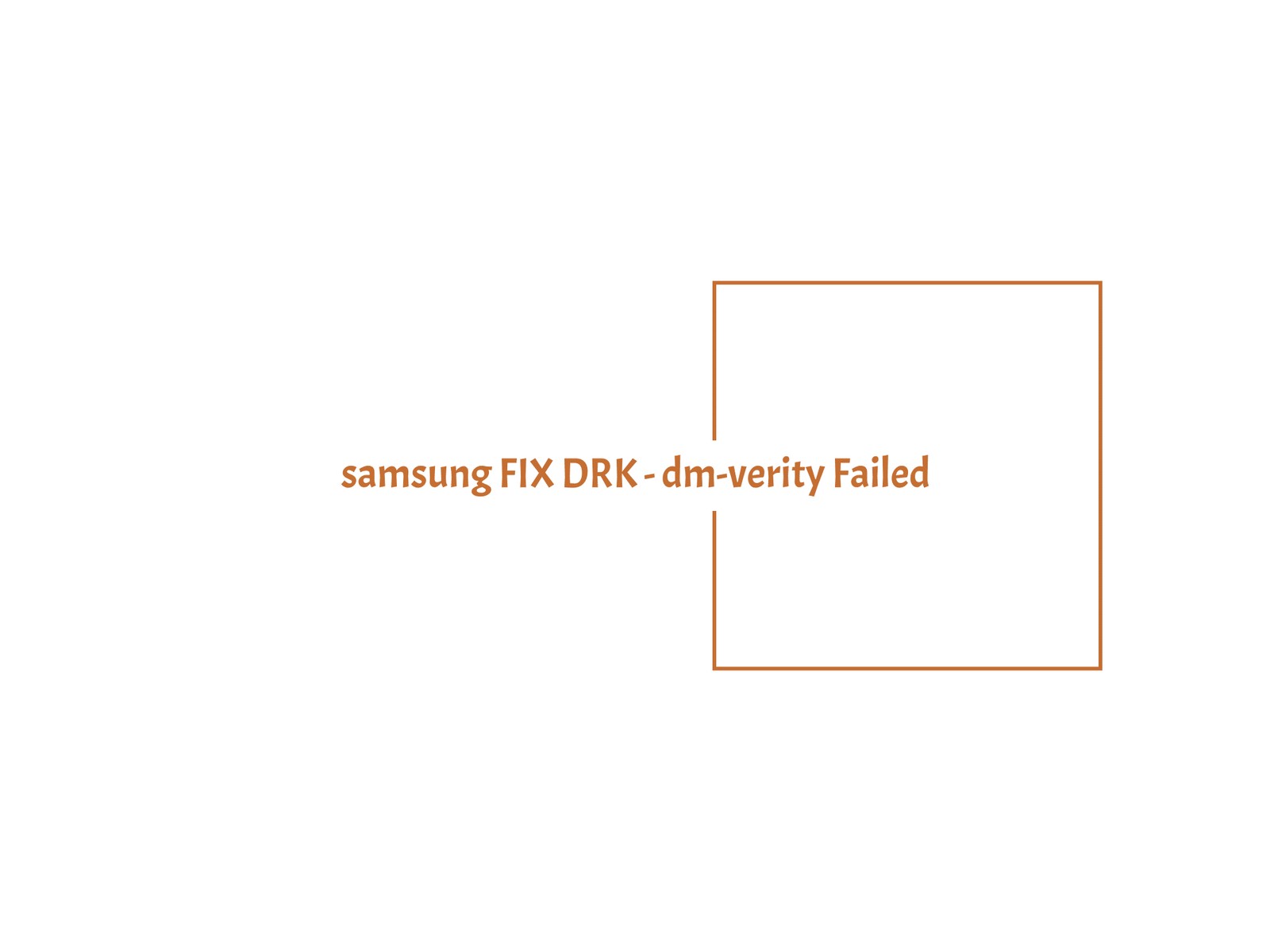 M336BU | Galaxy M33 U6 FIX DRK dm-verity Failed