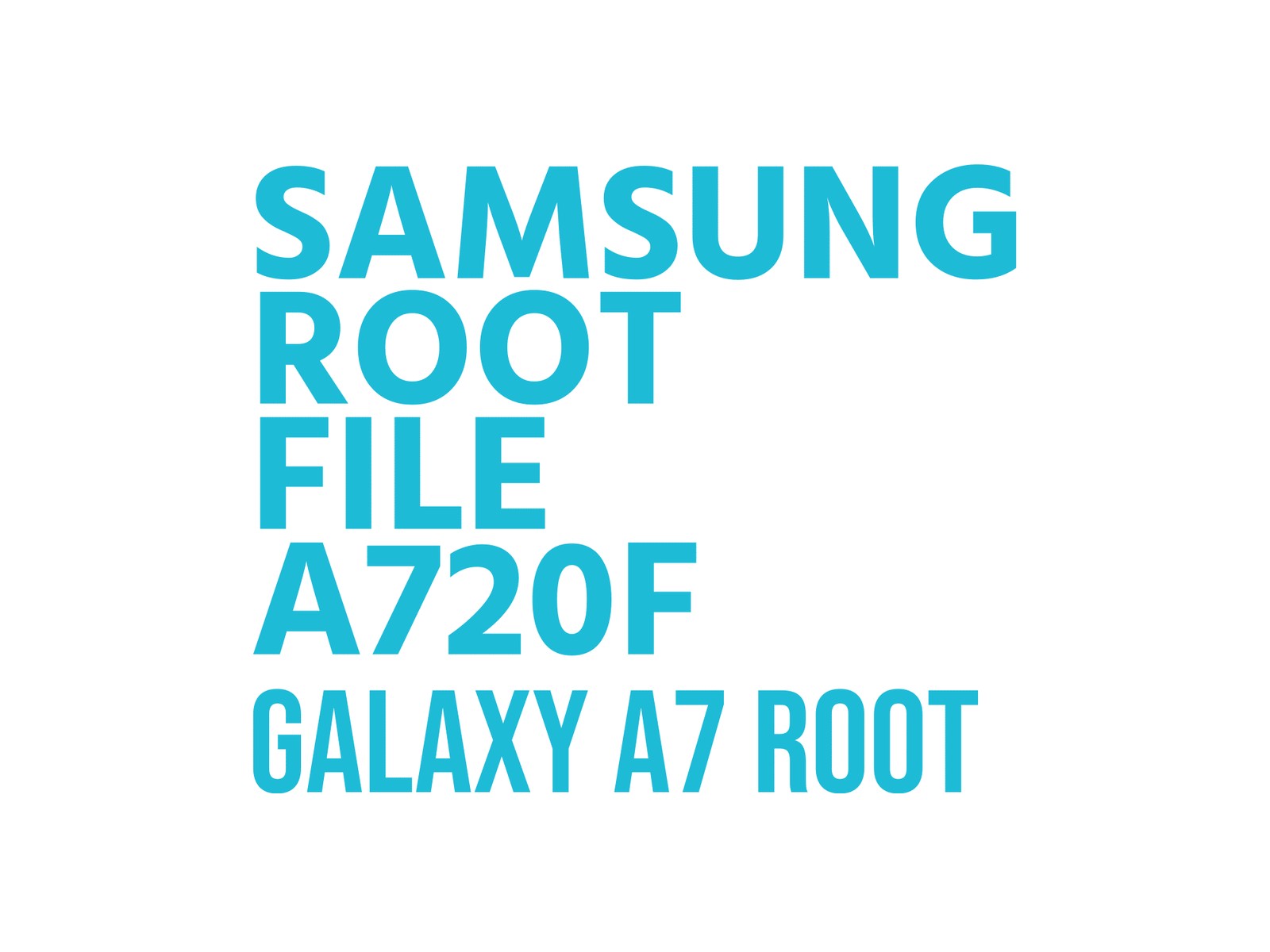 A720F U8 ROOT – فایل روت A7