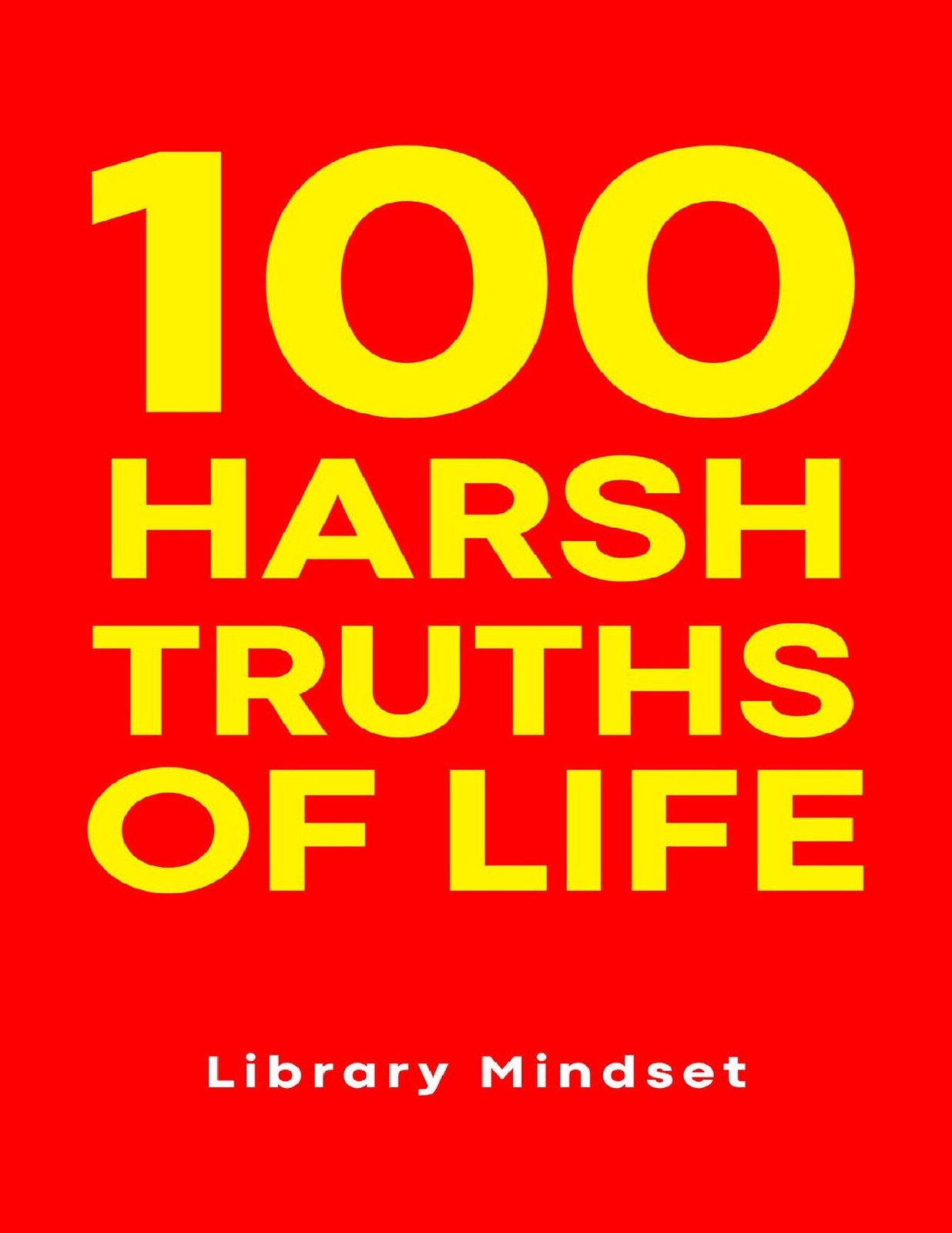 کتاب حقیقت های تلخ زندگی – نسخه انگلیسی | 100 Harsh Truths of Life