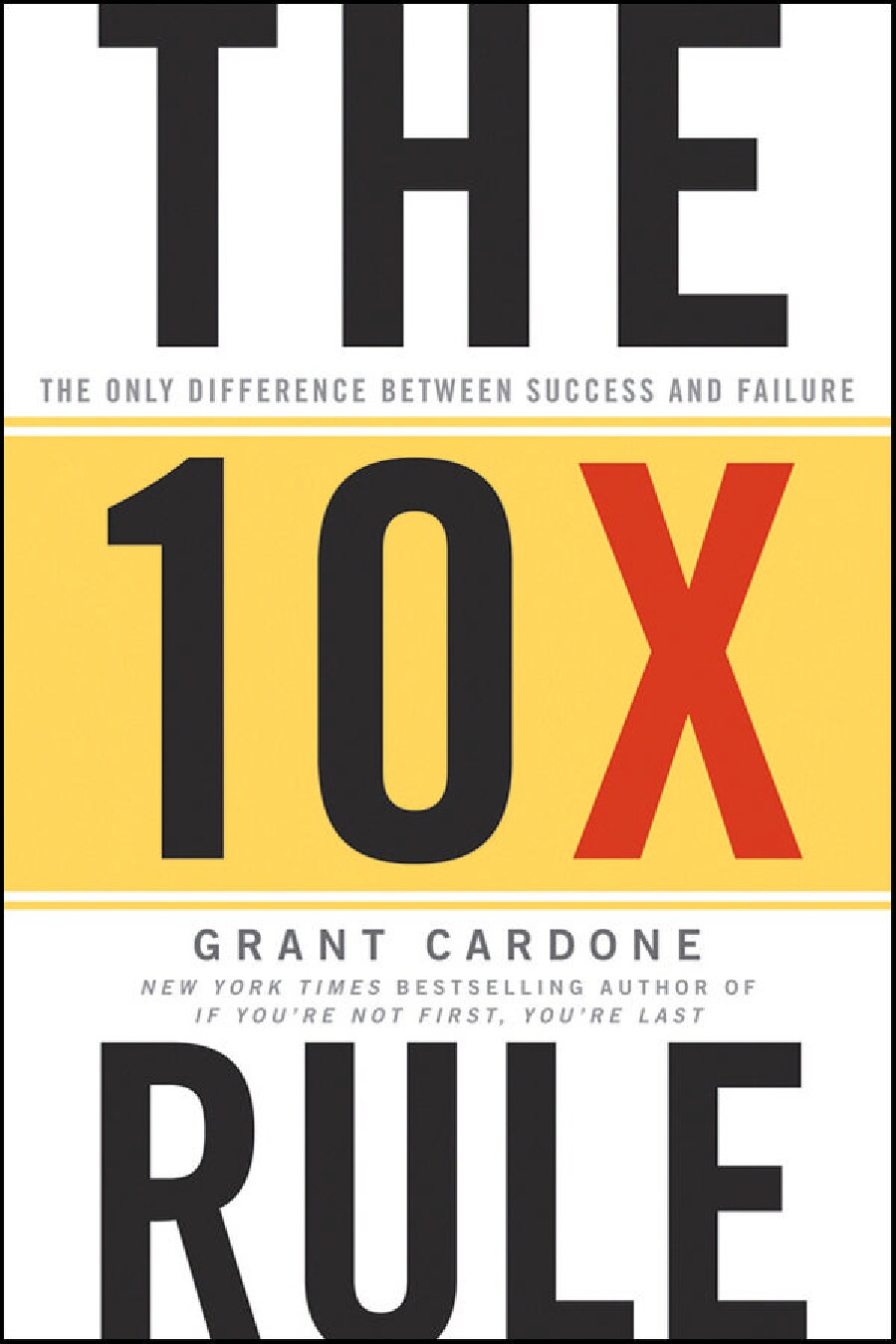 کتاب قانون ۱۰ برابر – نسخه انگلیسی | The 10X Rule: The Only Difference Between Success and Failure