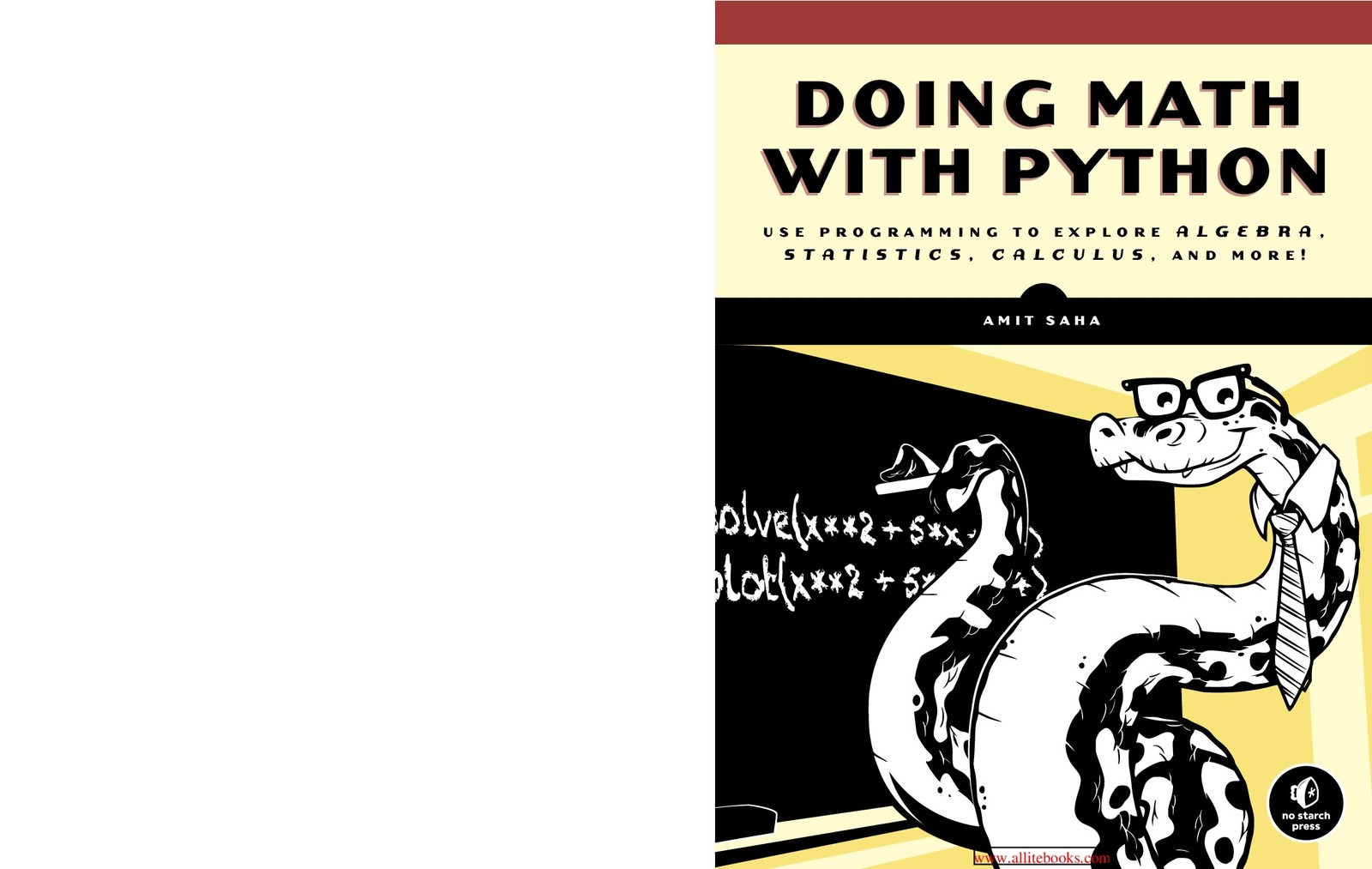کتاب انجام ریاضیات با پایتون – نسخه انگلیسی | Doing Math with Python