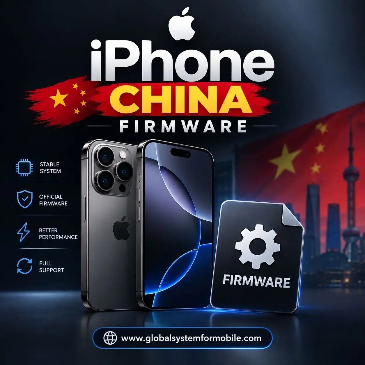 فایل فلش Iphone 15 Pro Max | چینی اسکتر
