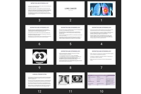 پاورپوینت LUNG CANCER