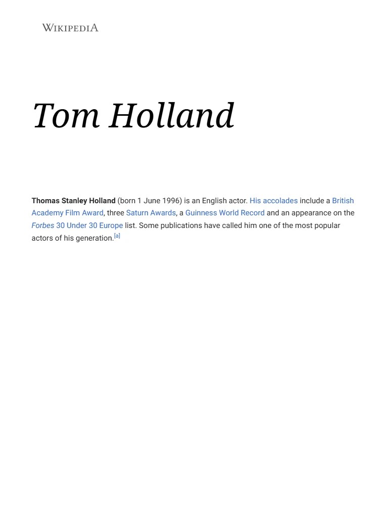 کتاب Tom Holland (تام هالند) نسخه انگلیسی PDF | تام هالند (Tom Holland)