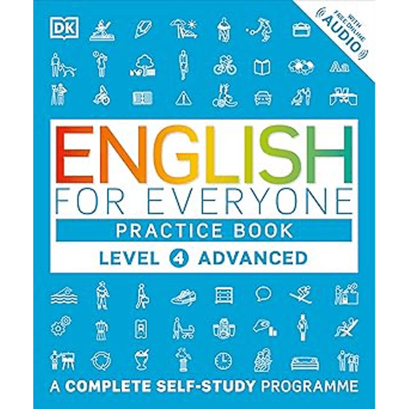 (English for everyone 4 (Practice Book+QR رنگی