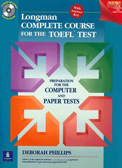 Longman Complete Course for the TOEFL Test Paper Test cbt pbt خرید کتاب تافل