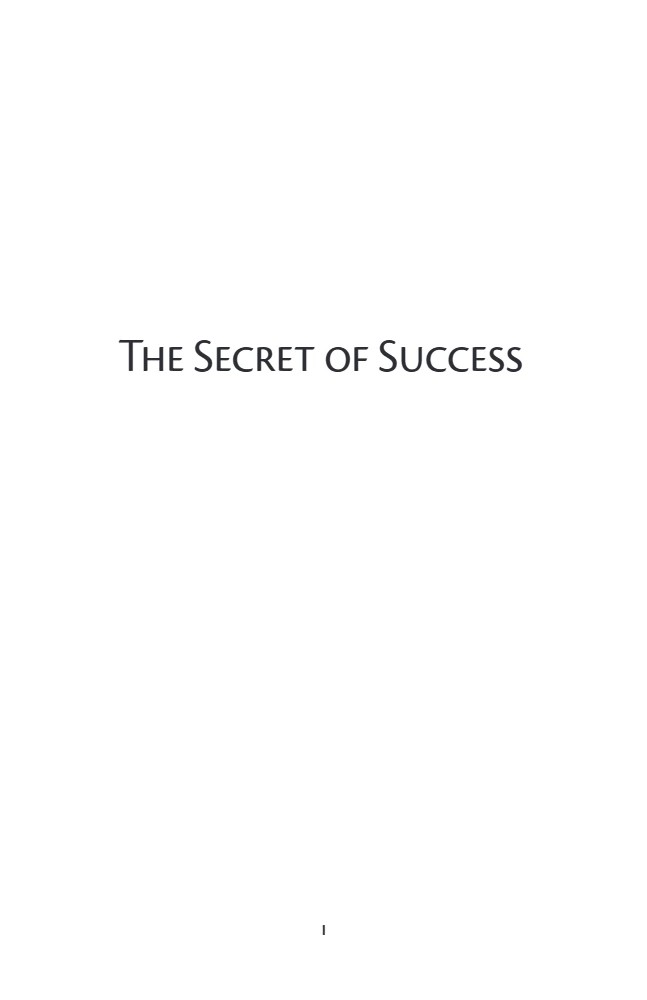 کتاب 1908 Secrets of Success (رازهای موفقیت ۱۹۰۸) نسخه انگلیسی PDF | نویسنده جیمز آلن