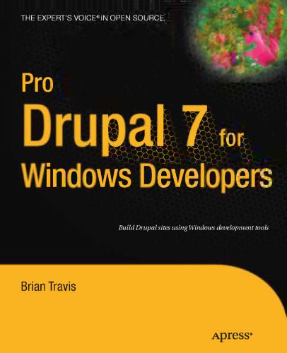 دانلود کتاب Pro Drupal 7 for Windows Developers