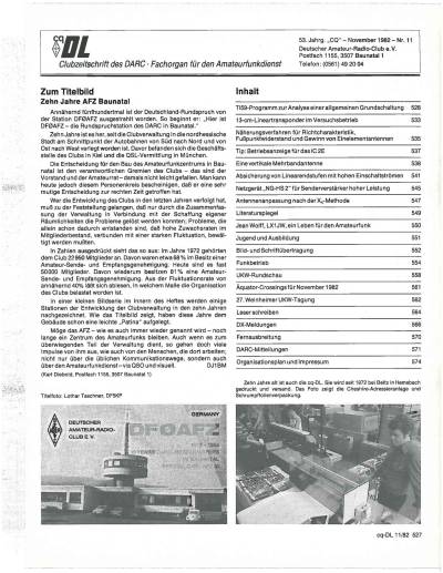 دانلود کتاب CQ DL 11/82 – Amateurfunkmagazin