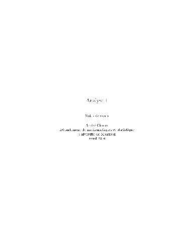 دانلود کتاب Analyse 1