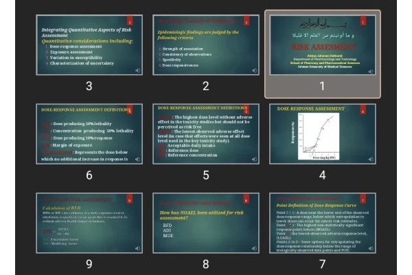 پاورپوینت RISK ASSESMENT part 2