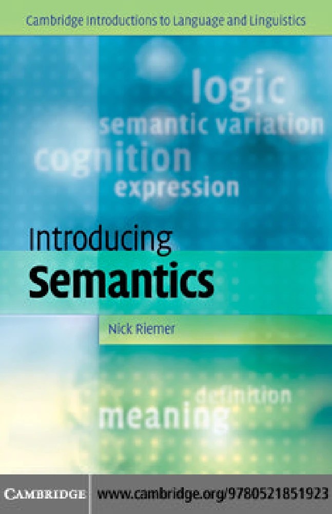 کتاب معرفی معناشناسی (Introducing Semantics) نسخه انگلیسی PDF | نیک ریمر