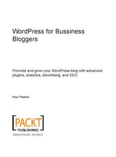 دانلود کتاب WordPress for Business Bloggers