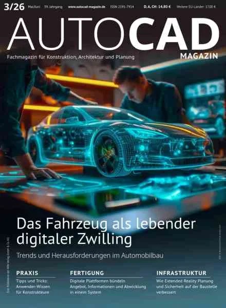 دانلود کتاب AutoCAD Magazin – Mai-Juni 2026