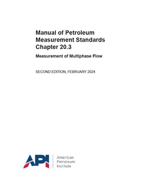 API MPMS Chapter 20.3- 2024- Measurement of Multiphase Flow- دانلود استاندارد