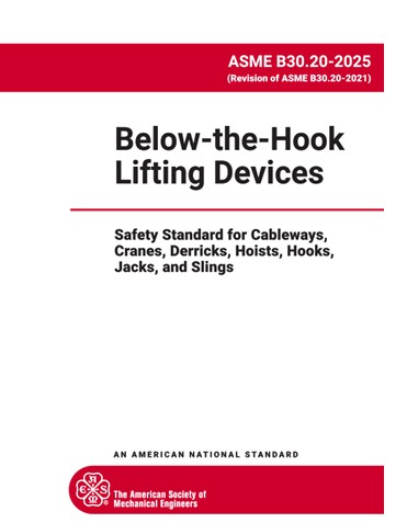 ASME B30.20 – Below-the-Hook Lifting Devices