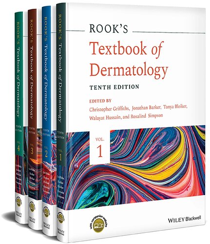 کتاب درسی پوست شناسی Rook ، 4 جلد مجموعه ۲۰۲۴ <br> Rook's Textbook of Dermatology, 4 Volume Set 2024 - کالیبو