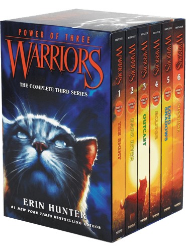 Warriors: Power of Three Box Set, Volumes 1 to 6 By Erin Hunter