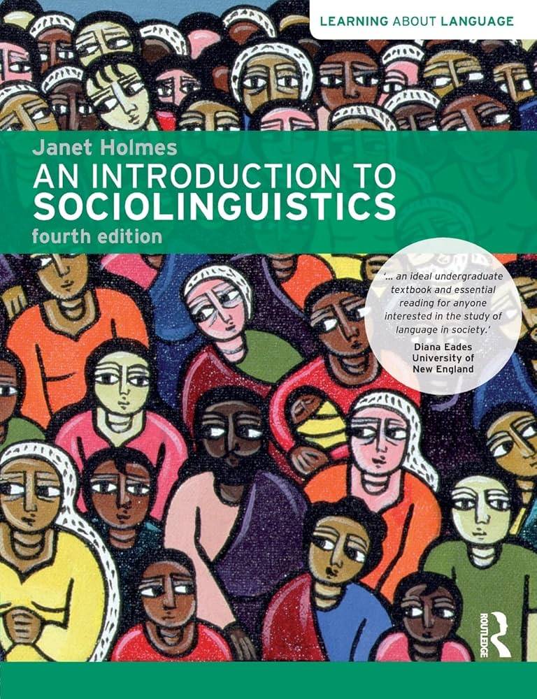 An Introduction to Sociolinguistics by Holmes جزوه ای