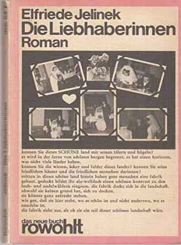 Die Liebhaberinnen: Roman - signiert By Jelinek, Elfriede - رمان آلمانی