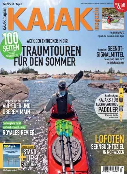 دانلود کتاب الکترونیکی kajak-Magazin – Juli-August 2026