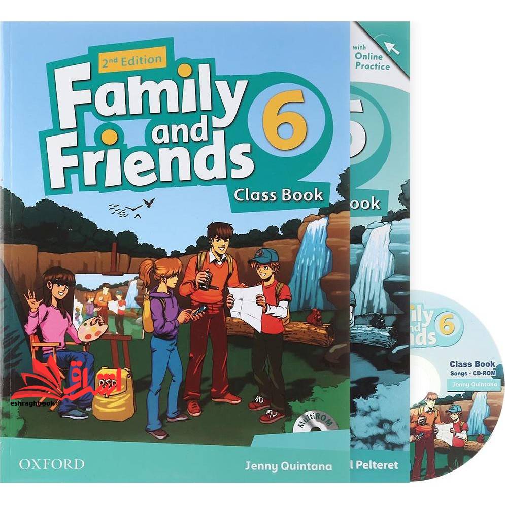 Family and Friends ۲nd ۶ SB+WB+DVD classbook british