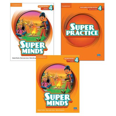 پک 3 جلدی کتاب سوپر مایندز 4 ویرایش دوم pack Super Minds 4