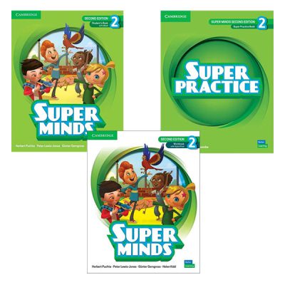 پک 3 جلدی کتاب سوپر مایندز 2 ویرایش دوم pack Super Minds 2