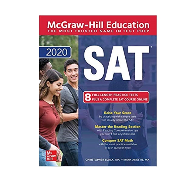 McGraw Hill Education SAT 2020 Paperback کتاب SAT