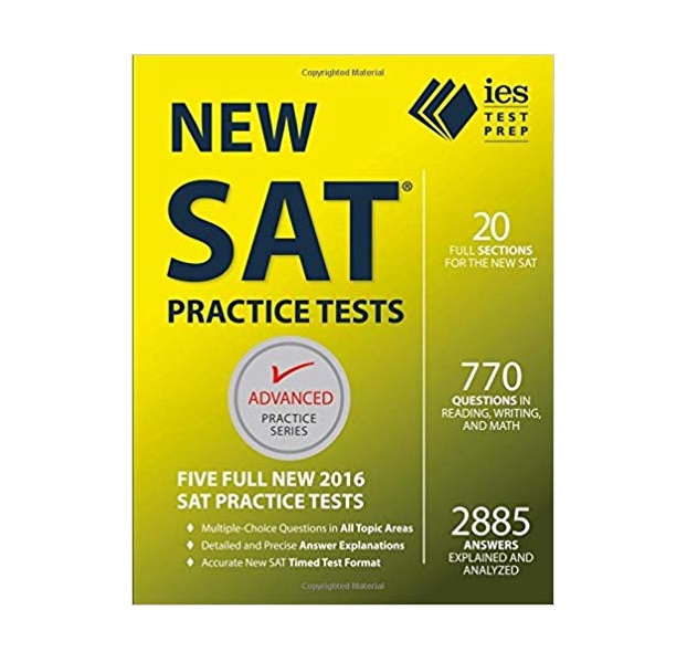 New SAT Practice Tests کتاب زبان