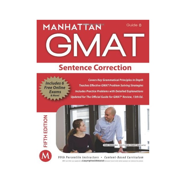 Sentence Correction GMAT Strategy Guide 5th Edition خرید کتاب زبان