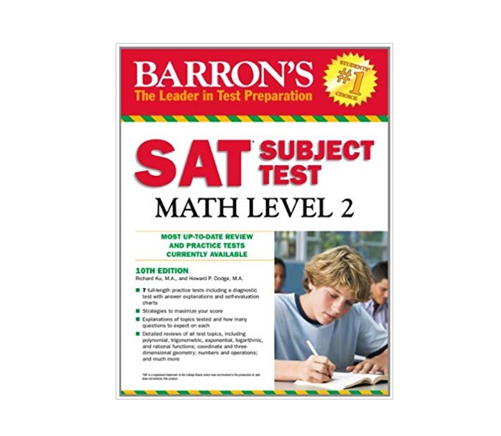 Barrons SAT Subject Test Math Level 2 10th Edition کتاب SAT