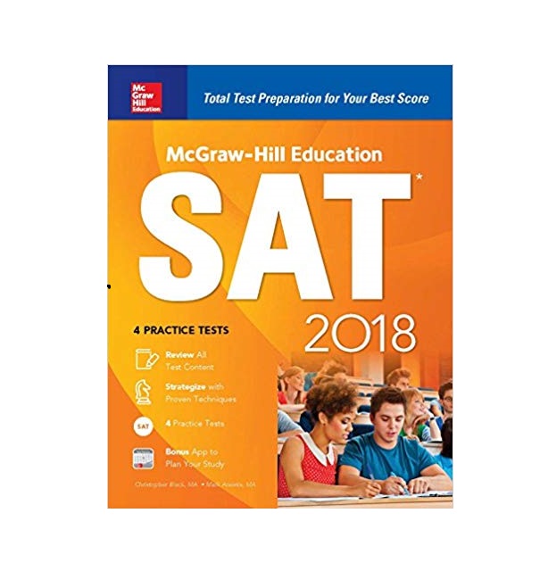 McGraw Hill Education SAT 2018 خرید کتاب زبان